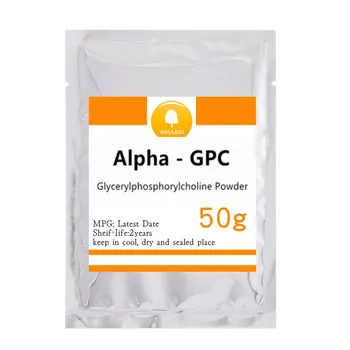 50-1000g 99% таза Альфа - GPC, Тегін жеткізу