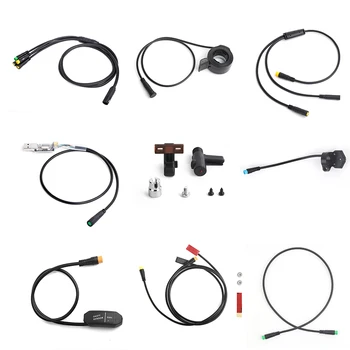 8 фунттық мотор жинақтарына арналған Bafang электронды велосипед кабелі Беріліс сенсоры USB бағдарламалау гидравликалық тежегіш сенсорының дисплейі 5 істікшелі тежегіш 3 істікшелі 1Т4 1Т2