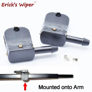 Erick's Wiper 2 дана/жинақ VW LT Crafter үшін әмбебап шайба саптамасының бүріккіш ағыны Сүрткіш қол саптамаларына орнатылған Ені 12 мм/8 мм 3 ағын