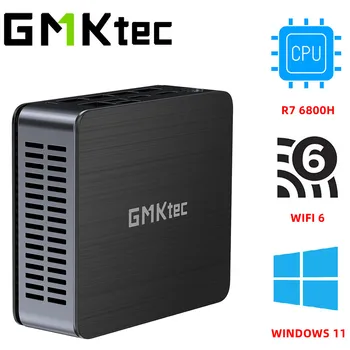 GMKtec K1 Mini Pc AMD Ryzen 7 6800H Windows 11 Pro DDR5 16GB/32GB 512GB/1TB NVME SSD BT5.2 WiFi6 жұмыс үстелі ойыны Компьютер ойыншысы