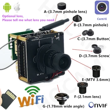 IMX415 4K WIFI IP камерасы 8MP Starlight IP камера модулі Шағын жолды аудио H.265 IR-кесілген 4 ММ 6K объектив CCTV бейнебақылау түйреуіш тесігі
