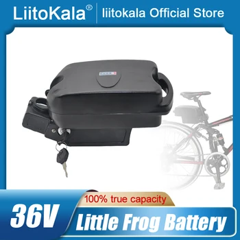 LiitoKala 36V 10Ah 12Ah 15Ah 20Ah электрлік велосипед батареясы Орындық астындағы кішкентай бақа 250W-500W үшін Ebike батареялары жинағы