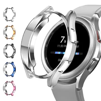 Samsung Galaxy Watch 4 44mm 40mm TPU жалатылған жан-жақты экран қорғағыш қақпағы бампер correa Galaxy 4 Classic 46mm 42mm