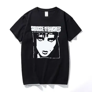 Siouxsie және Banshees футболкасы Bauhaus Cure Punk Rock Goth графикалық футболкасы Жазғы Camiseta Masculina мақтадан жасалған қысқа жеңді футболка