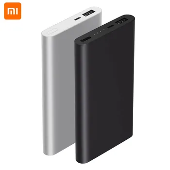 Xiaomi Power Bank 2 10000mAH сыртқы батареяны қолдау 18 Вт жылдам зарядтау Ұялы телефондарға арналған ультра жұқа Жылдам зарядтау Жалғыз USB