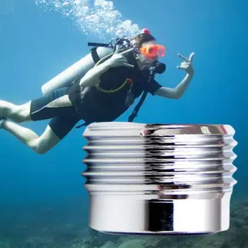Мыс диннен қамытқа кірістіру Резервуар клапанының адаптері Технологиялық құралдарды түрлендіру G5/8 су астындағы су спортына арналған аквалангты цилиндр адаптері