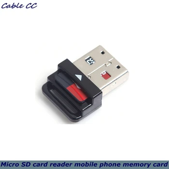 Портативті USB 2.0 Micro SDXC SD TF картасын оқу құрылғысы Micro SD картасы Микро адаптері MicroSD TF картасы Micro SDXC SDHC 32 ГБ дейінгі жад картасы