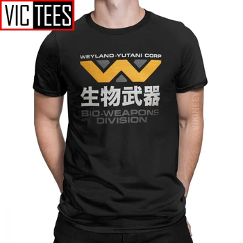 Таңғажайып бөтен Prometheus Weyland Yutani Corporation футболкасы Men Crewneck Таза мақта футболка WYLND YTN Winter