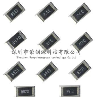 100 дана/лот 1206 smd чип резисторы 1% R360 R390 R430 R470 R510 R560 R620 R680 R750 R820 R910 3,2*1,6 мм 1/4 Вт