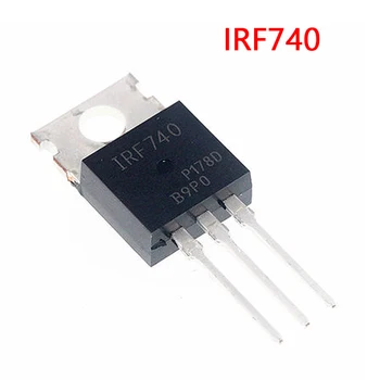 10PCS/LOT IRF740 IRF740PBF MOSFET N-Chan 400V 10 Amp TO-220 триодты транзистор жаңа