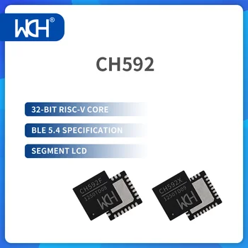 20 дана/Лот CH592 RISC-V MCU Bluetooth төмен энергия(BLE) 5.4 USB 2.0 Толық жылдамдықты сегмент СКД 2.4 гГц РЖ