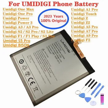 2023 Umidigi F1 Play F2 A9 A7 A5 A3 A1 Pro Z2 Z Touch One Max Pro Power 3 S2 S3 S5 Pro Lite BISON үшін түпнұсқа UMIDIGI батареясы