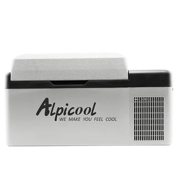 Alpicool 15L/20L/25L Автокөлік тоңазытқышы Портативті мұздатқыш салқындатқыш компрессорлық тоңазытқыш 12V 24V 110-220V шағын автоматты тоңазытқыш кемпинг