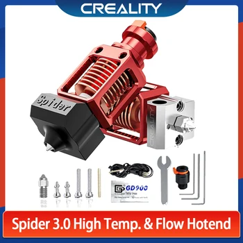 Creality Spider 3.0 Жоғары температура Жоғары ағынды Hotend Pro Ender 3/Ender 5/ CR-10 сериялы 3D принтерлеріне арналған барлық металл Hotend жаңартуы
