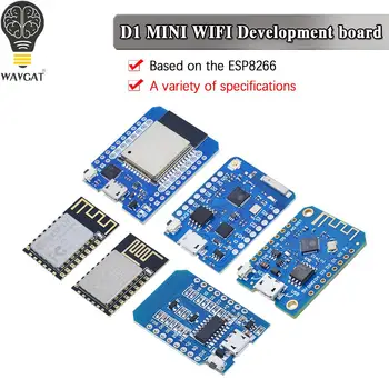 ESP8266 ESP-12 ESP-12F CH340G CH340 V2 USB WeMos D1 Mini PRO V3.0.0 WIFI әзірлеу тақтасы nodeMCU Lua IOT тақтасы 3.3V түйреуіштері бар