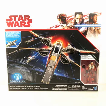 Hasbro Star Wars Экшн фигуралары Үлгіге төзімділік 3,75 дюймдік көлік X-Wing Starfighter Luke Skywalker топтамасы Сыйлықтар Ойыншықтары