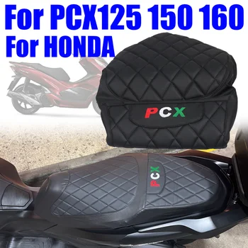 HONDA PCX125 PCX150 PCX160 PCX 160 125 150 мотоцикл аксессуарларына арналған былғары орындық жастықшасының қақпағы Орындық қақпағын қорғау жастықшасының корпусы