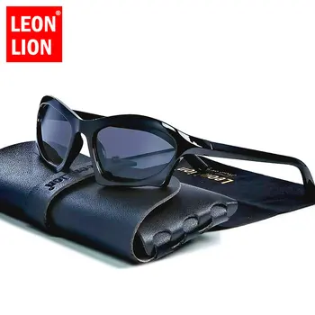 LeonLion 2023 Y2K винтажды күннен қорғайтын көзілдірік Ерлер Сәнді бренд Көзілдірік Ерлер/Әйелдер Тұрақты емес көзілдірік Ерлер Ins Gafas De Sol Mujer UV400