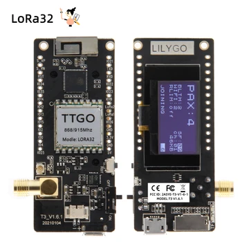 LILYGO® LoRa32 V2.1 ESP32 LoRa әзірлеу тақтасы, SX1276 SX1278 модулі, 433 мГц 868 мГц 915 мГц, 0,96 дюймдік OLED, DIY WIFI Bluetooth