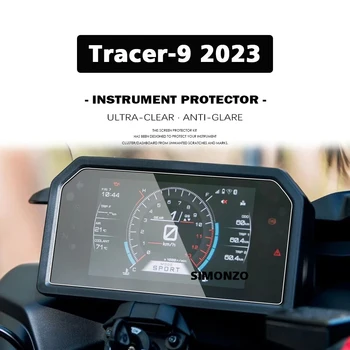 TFT Fits Tracer 9 керек-жарақтары Yamaha Tracer үшін экран бақылау тақтасын қорғау-9 Сызат кластері Аспап пленкасы Жарқырауға қарсы 2023