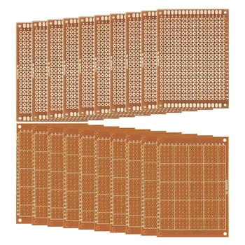 Мыс тақтасы 10 дана қағаз композиттік ПХД тақталары (5 см x 7 см) Әмбебап нан тақтасы бір жақты баспа схемасы